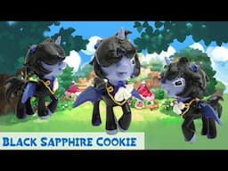 Cookie Run Kingdom Black Sapphire Cookie Pony Custom