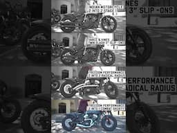 🔊 Indian Scout exhaust comparison. Which is your favorite? #IndianScoutBobber