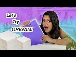 Trying Origami Very First Time 😱