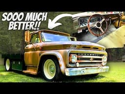 Silverado-Swapped Chevy C60 Gets Interior Upgrade!