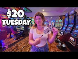 I Put $20 in 10 Slots at GOLDEN NUGGET Las Vegas... Here's What Happened!