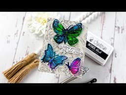 Embossed Vellum Butterflies with a Bold Pop of Color!