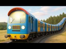 Lego Train Accidently Bogie Split cartoon  - Lego City Movies - Choo choo train kids videos