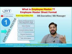 Ultimate HR Tool: Manage All Employee Master Data in One Place! (Personal, Family, Salary & Docs)