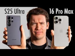 iPhone 16 Pro Max vs. S25 Ultra - Which is Better?