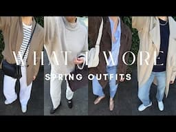 What I Wore In A Week | Real Spring Outfits