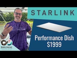 New Starlink Performance Dish, Potential Gigabit Speeds, Lower Power Use - $1999