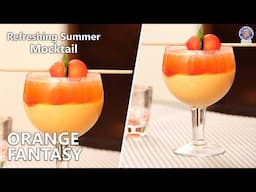Quick & Refreshing Orange Fantasy | Summer Special Mocktail | Non-Alcoholic Party Drink | Chef Ruchi