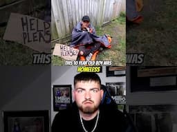 10 YEAR OLD HOMELESS BOY LIVING ON THE STREET…