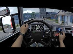 ASMR Trucking: Hauling Heavy Through the Rain! | ETS2