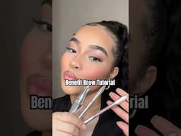 Benefit Brows in 60 Seconds?! 😱 Try This Easy Routine! #MakeupShort #BrowTutorial #benefitcosmetics