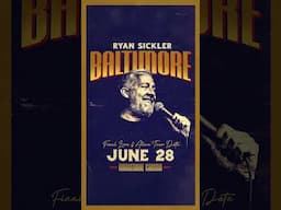Baltimore! 6/28 I'm performing live at Horseshoe Casino! ryansickler.com/tour for tix!