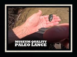 Ohio River Arrowhead Hunting - MUSEUM QUALITY PALEO LANCE - Archaeology - History Channel - Jasper -