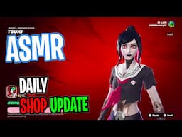 ASMR Fortnite Shop NEW Tsuki Gothic Skin Style! Daily Update Today 🎮🎧 Whispering 😴💤