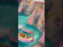 “Docked” Impressionism Painting