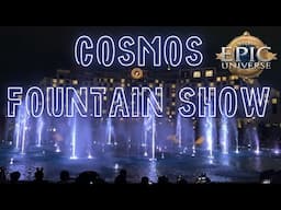 Cosmos Fountain Show at Epic Universe - Grand Finale at Celestial Park