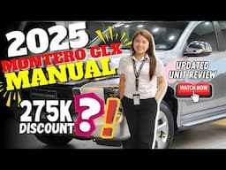 UNIT REVIEW #2025 MONTERO SPORT GLX MANUAL!