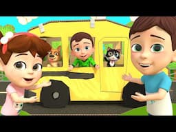 The Wheels On The Bus | Dance Song! + More Lalafun Nursery Rhymes & Kids Songs