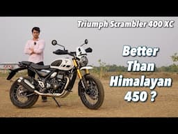 2025 Triumph Scrambler 400 XC Review - Better Than Royal Enfield Himalayan 450 ?
