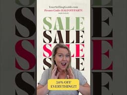 The annual birthday sale is here! Bigger than ever, save 50% off EVERYTHING #amazon #retailarbitrage