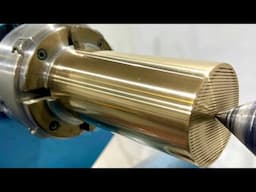 Woodturning - I Turned Solid Brass On A Wood Lathe !!