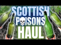 Scottish Poisons Haul - Bottle Dump Digging, Scotland, Fife, Near Edinburgh - Ep 97