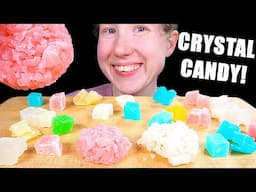 ASMR CRYSTAL GEM CANDY MUKBANG EATING SOUNDS (Whispering)