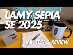 Lamy Sepia 2025 Special Edition • Ink Test