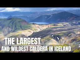 The Earthquakes In The Huge Torfajokull Caldera - Drone Footage & Information