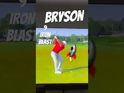 Bryson 9 iron Rocket US Open #golf #video #shorts #golftips #golfswing #diy #power #champion #video