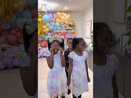 Triplets Birthday Balloon Wall Surprise! Did I Nail It?! #happybirthday #diy #balloontutorial
