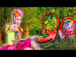 JUGANDO A LAS ESCONDIDAS EN UN BOSQUE