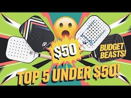 🌟Top 5 Best Pickleball Paddle under $50 Reviews in 2025
