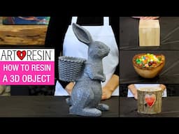 How to Resin a 3D Object: Bowl, Sculpture, Cube & More!