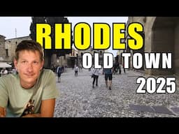 Rhodes 🇬🇷 - Old Town is already CRAZY BUSY in May 2025