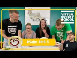 Psalm 34:4-5 and the Saucy face challenge! Spring Series Ep. 5 - Virtual Sunday School