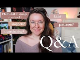 MASSIVE Q&A!!! // Finding Agents, Query Letters, Writing Tips, & More!