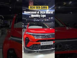 Upcoming 2024 Tata Curvv Revealed!@Bharat_Mobility #tatamotors #curvv #tatacurvv #tatacurvvev #ev