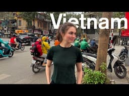 Vietnam VLOG: Exploring Hanoi, Street Food, Hạ Long Bay, Hidden Cafes, Train Street, & bein' silly