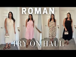 ROMAN Spring/Summer Clothing Try On Haul🤍 UK Size 18 🤍
