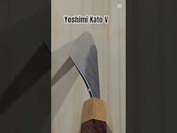 Yoshimi Kato AS V Tsuchime 240mm Kiritsuke. Not my kind of hammer pattern, but it's different...