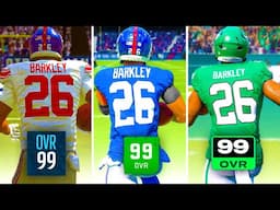 Scoring With Saquon Barkley In Every Madden!