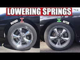 1998 Mustang Cobra Gets SVE Lowering Springs (STATIC?!?)