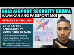 Alamin ang Bagong Patakaran sa NAIA Ngayon! Ikaw nalang ang hahawak ng Passport NAIA Update 2025