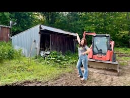 GOODBYE UGLY SHED!! 🥳 Excavation Projects Part 2