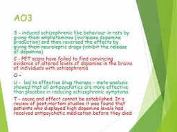 Dopamine Hypothesis of Schizophrenia