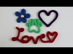 French Knitting I Cord Wire Art Home Decor Tutorial