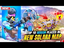 BEST HIDDEN PLACES FOR CS RANK IN {SOLARA MAP} AFTER OB.49 UPDATE | cs rank tips and tricks