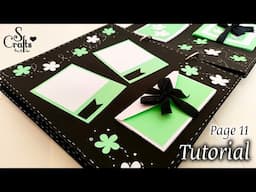 Scrapbook Tutorial  ✂️ Page 11 handmade birthday card ideas | paper crafts | diy scrapbook ideas