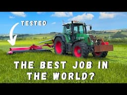Is this the Best Job in the World? We Test the FPM DKK Disc Mower!